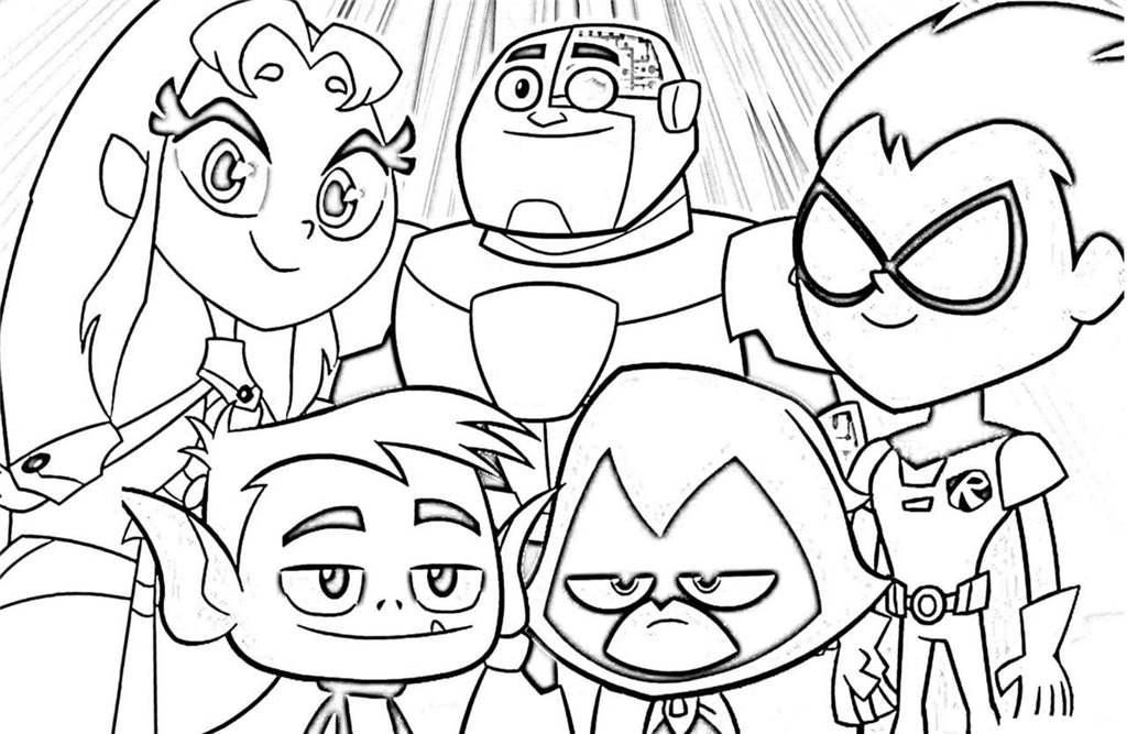 Teen Titans Go Halloween Coloring Pages Teen Titans Go Coloring Pages