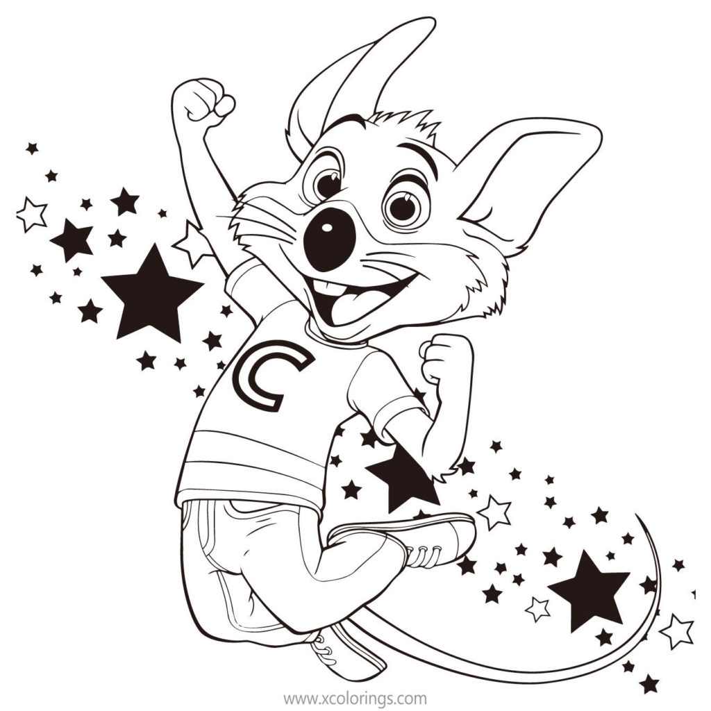 Chuck E Cheese Coloring Pages Characters Xcolorings Coloring The Best