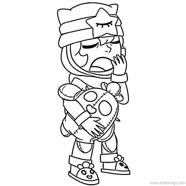 Sleepy Sandy Brawl Stars Coloring Pages Xcolorings