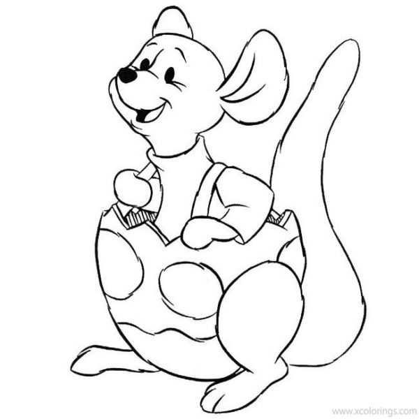 Disney Winnie The Pooh Easter Coloring Pages Tigger Lineart
