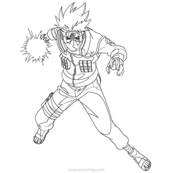 Kakashi From Naruto Coloring Pages Xcolorings Kulturaupice