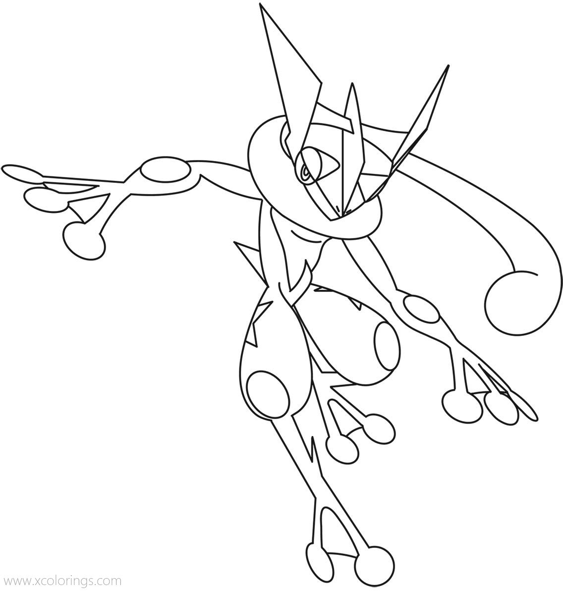 Greninja Pokemon Coloring Page Pokemon Coloring Pages Pokemon The Best Porn Website