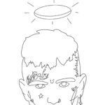 Lil Peep Coloring Pages Sketch Xcolorings