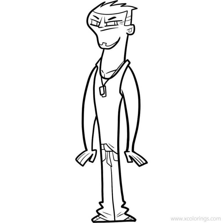 Gwen From Total Drama Coloring Pages Xcolorings The Best Porn Website