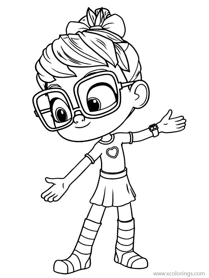 Abby Hatcher Coloring Pages Never Give Up - XColorings.com