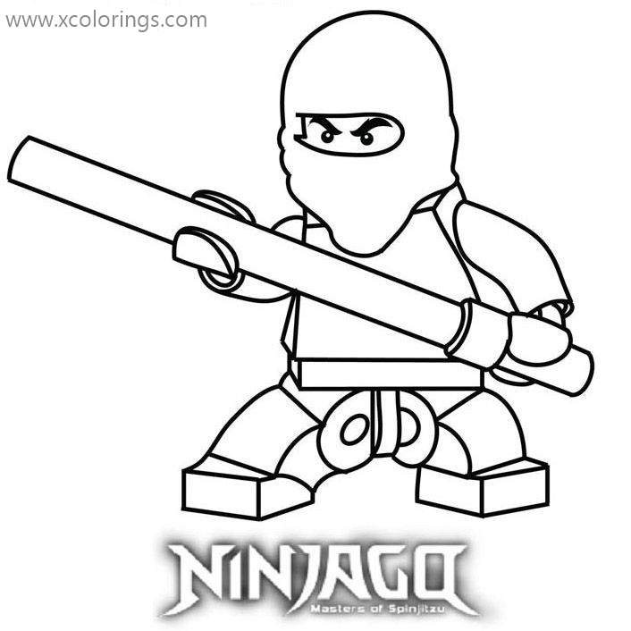 Lego Ninjago Earth Ninja Coloring Pages - XColorings.com
