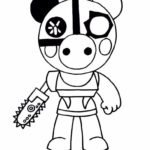 roblox piggy coloring pages robby
