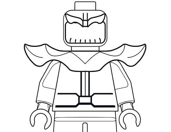 Thanos from Lego Coloring Pages - XColorings.com