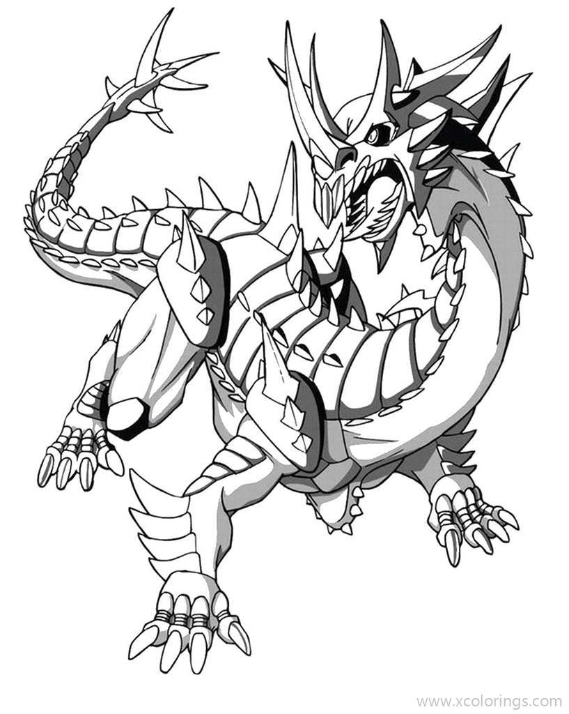Bakugan Drago Coloring Page