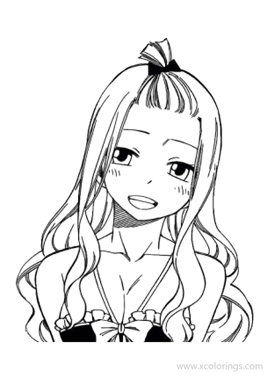Fairy Tail Coloring Pages Mirajane - XColorings.com
