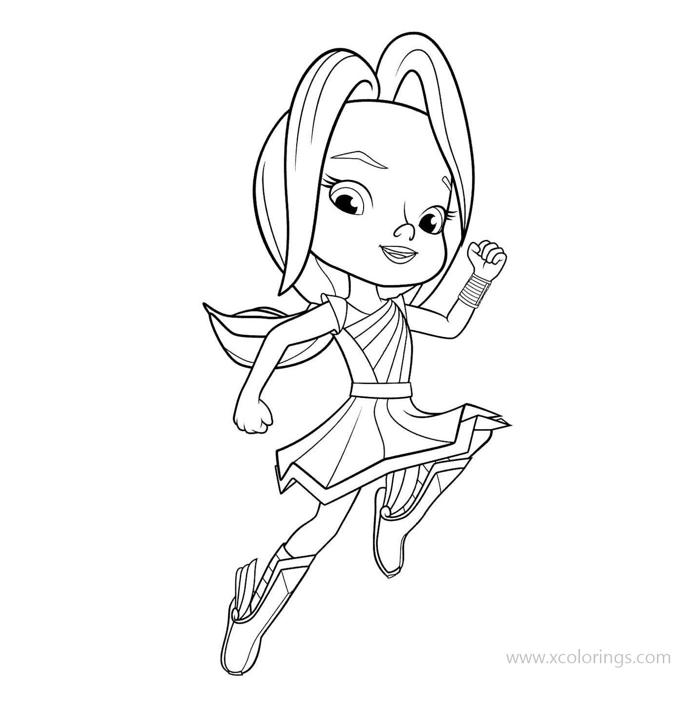 Rainbow Rangers Indy Coloring Pages - XColorings.com