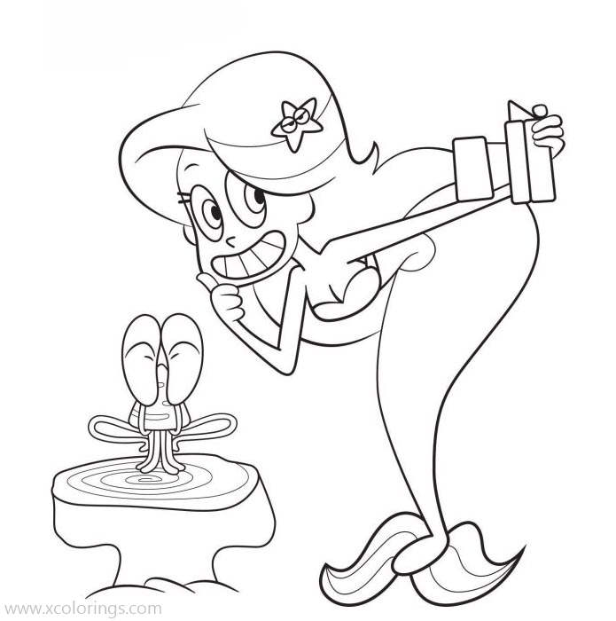 zig and sharko marina coloring pages  xcolorings