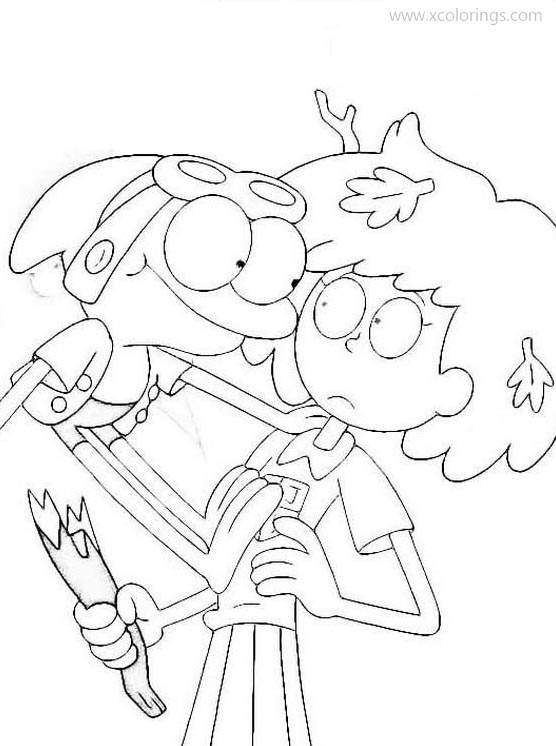 Amphibia Coloring Page Disney Coloring Pages