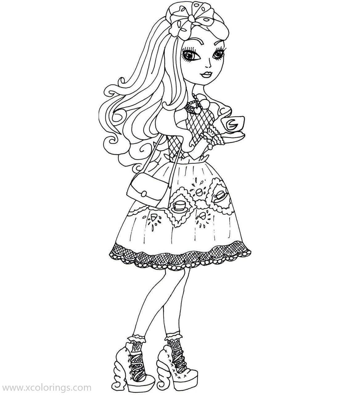 Apple White from Ever After High Coloring Pages - XColorings.com