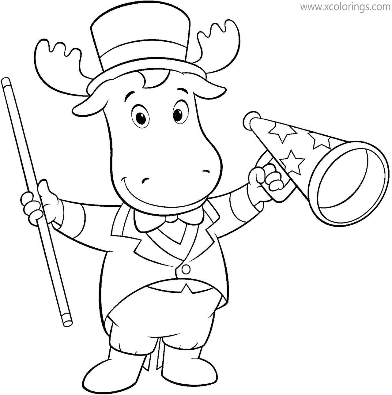 Backyardigans Character Tyrone Coloring Pages Xcolorings The Best Porn Website