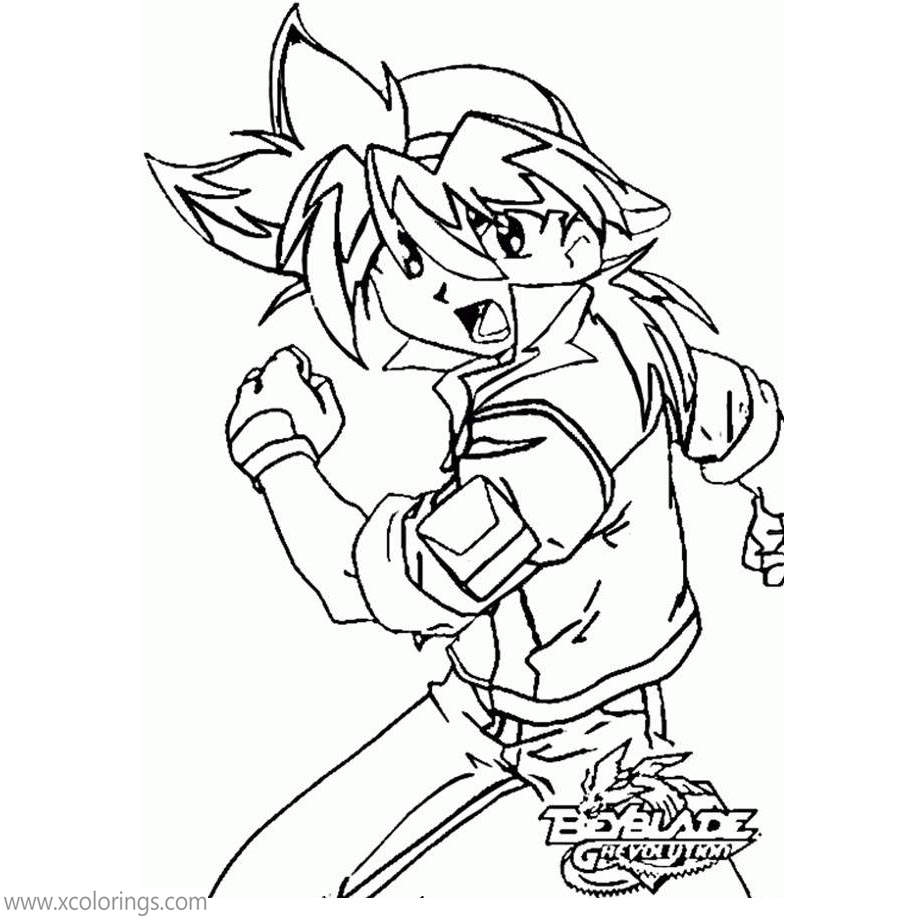 Beyblade G Revolution Coloring Pages Tyson - XColorings.com