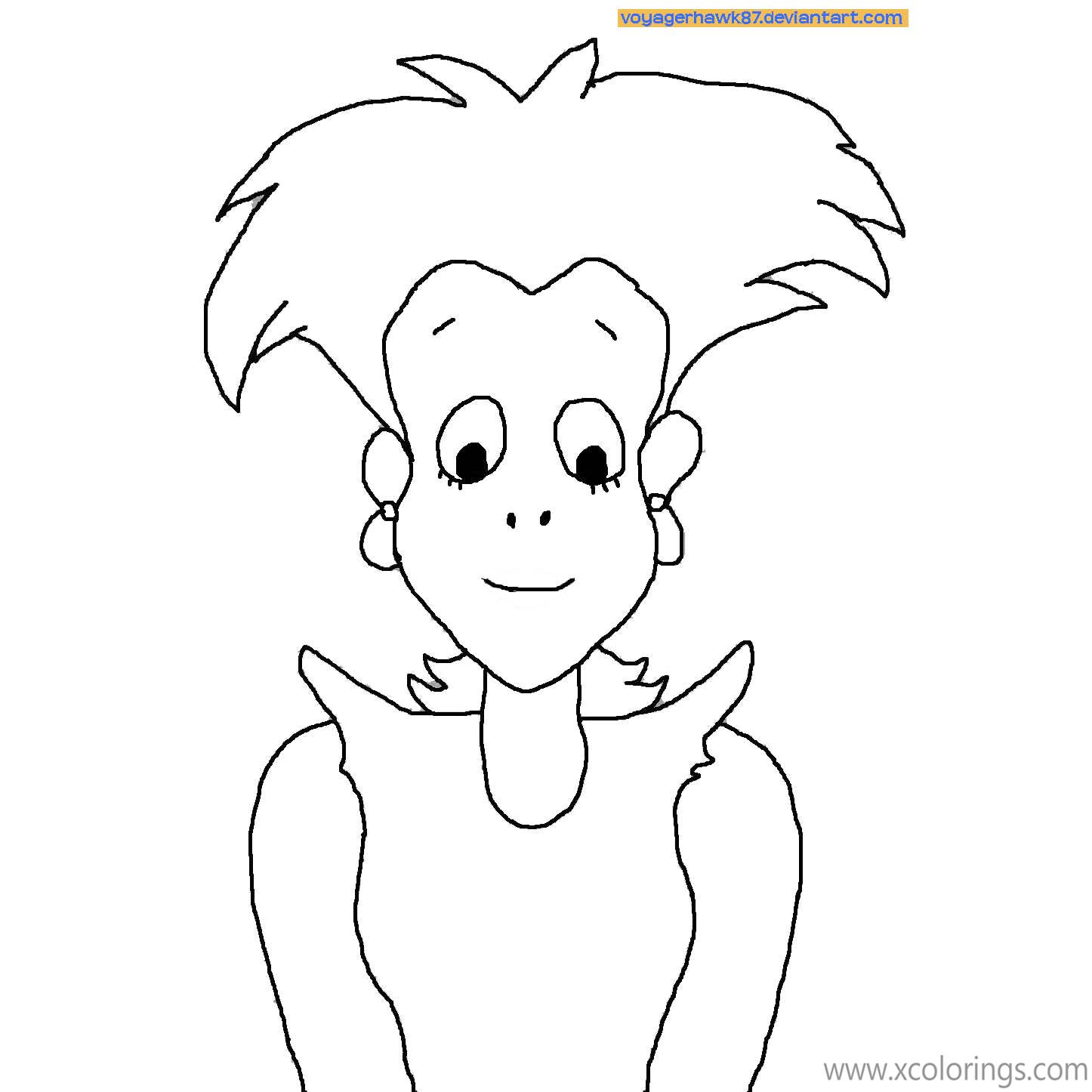Bobby's World Coloring Pages Kelly Generic by VoyagerHawk87