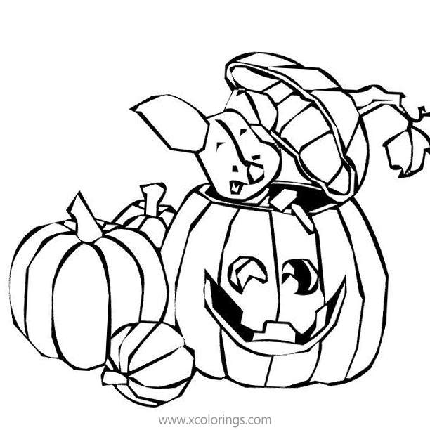Winnie the Pooh Halloween Coloring Pages Eeyore Trick or Treat ...