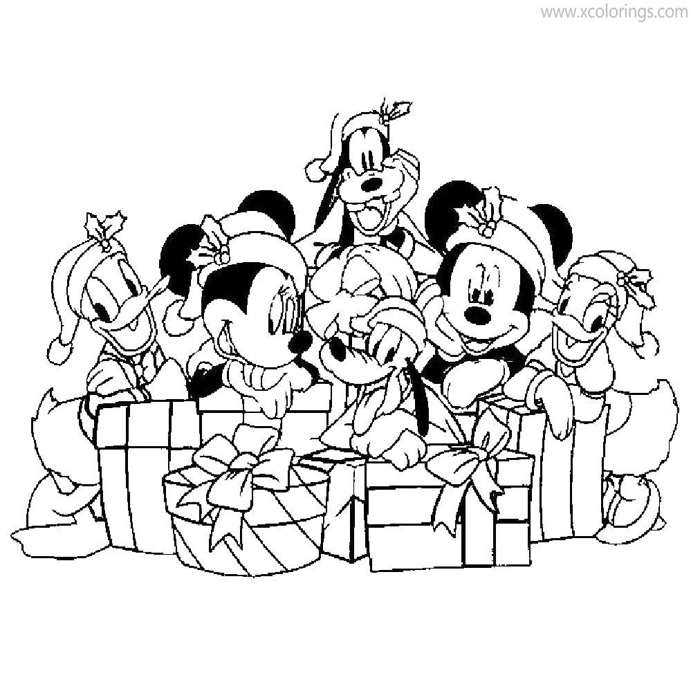 Mickey Mouse Christmas Sweater Coloring Pages Xcolori - vrogue.co