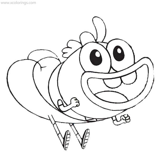 Breadwinners Coloring Pages Butt of Buhdeuce - XColorings.com
