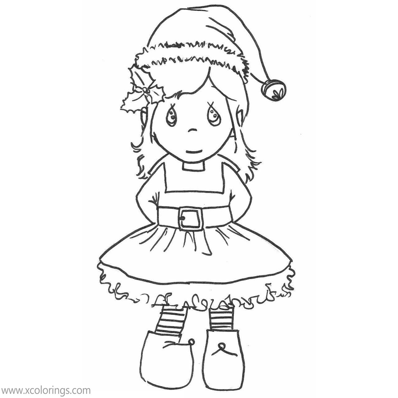 Elf On The Shelf Dolls Coloring Pages - XColorings.com