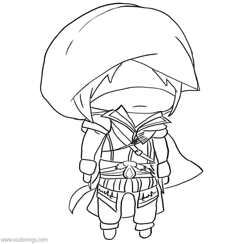 Free Assassins Creed Ezio Coloring Pages 4039