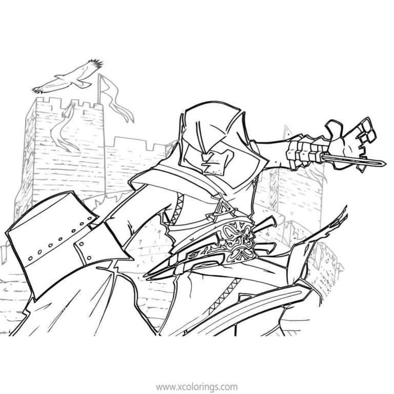 Assassin's Creed Coloring Pages By Critter Of Habit - XColorings.com