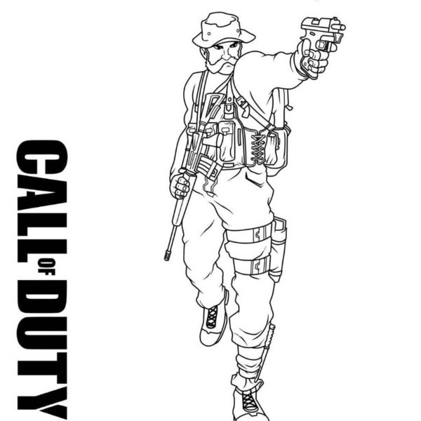 Call Of Duty Coloring Pages Ghost - XColorings.com