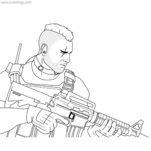 Call Of Duty Coloring Pages Ghost - XColorings.com