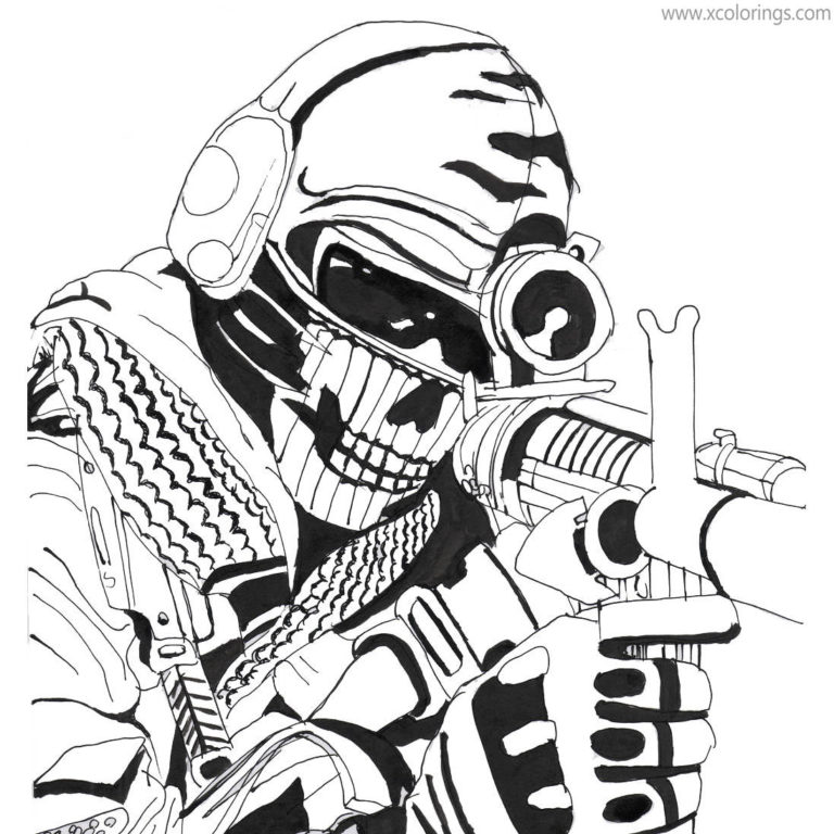 Call Of Duty Coloring Pages by BlueMK - XColorings.com