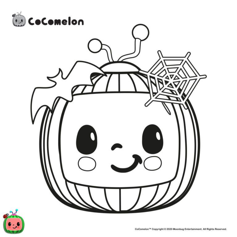 Cocomelon Halloween Coloring Pages Coloring Pages