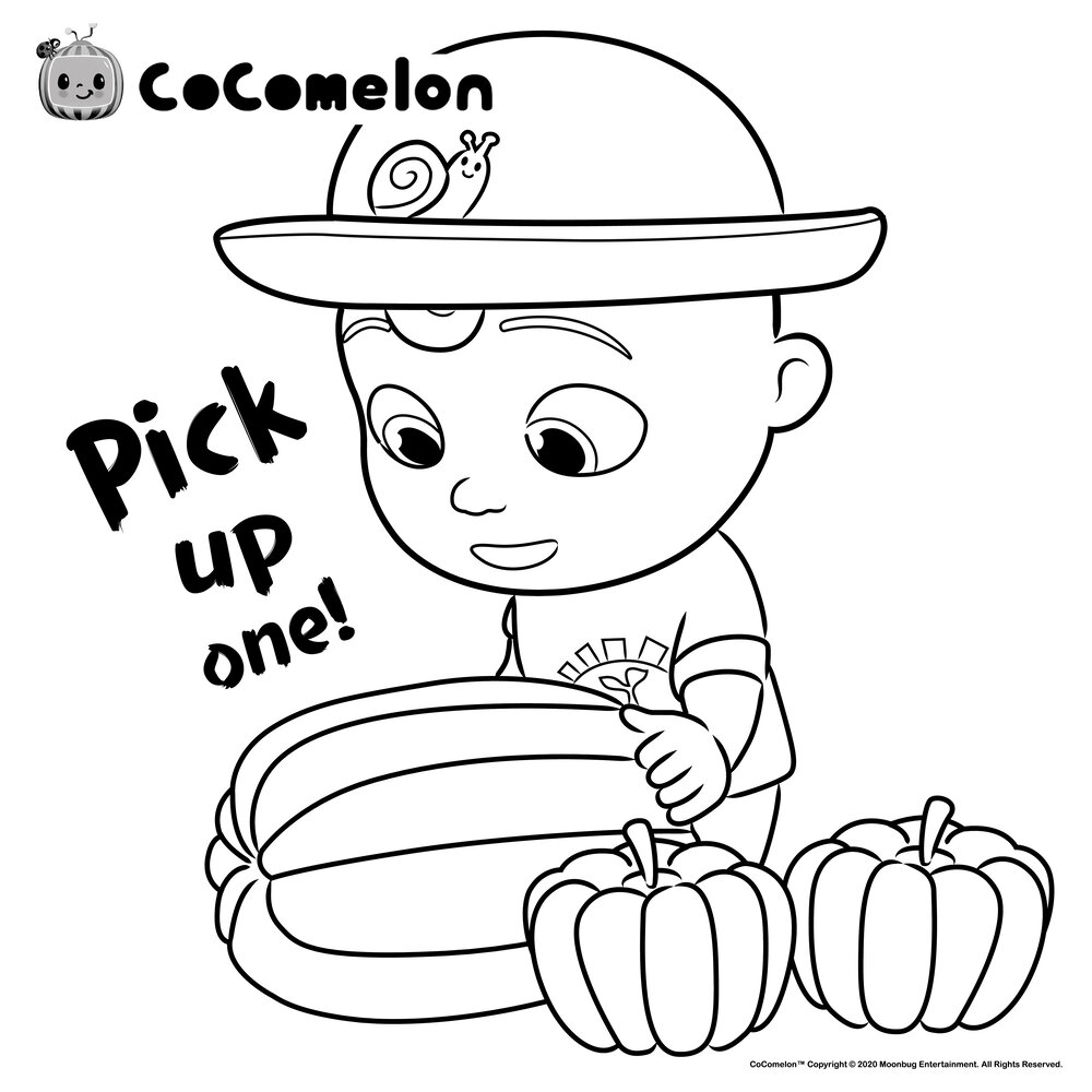 CoComelon Coloring Pages Harvest Stew - XColorings.com