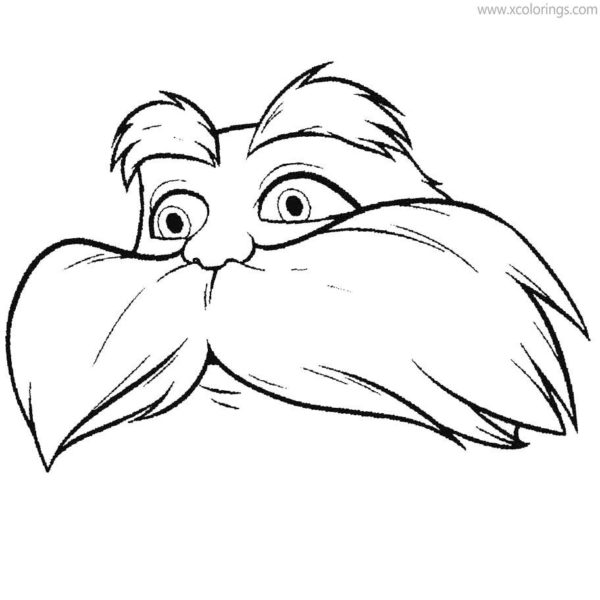 Lorax Coloring Pages Swomee Swan - XColorings.com