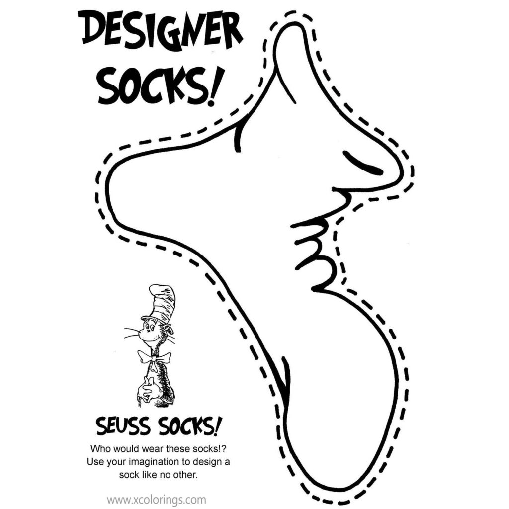 Fox in Socks Coloring Pages Printable - XColorings.com