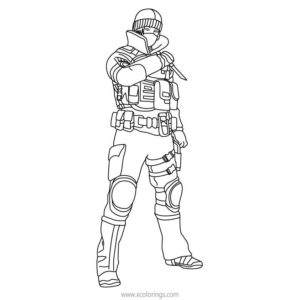 Rainbow Six Siege Coloring Pages Thatcher - XColorings.com