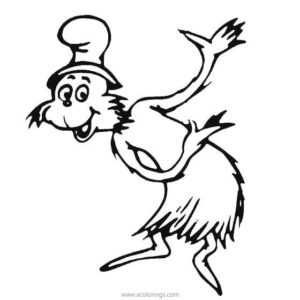 Green Eggs and Ham Coloring Pages Character Sam - XColorings.com