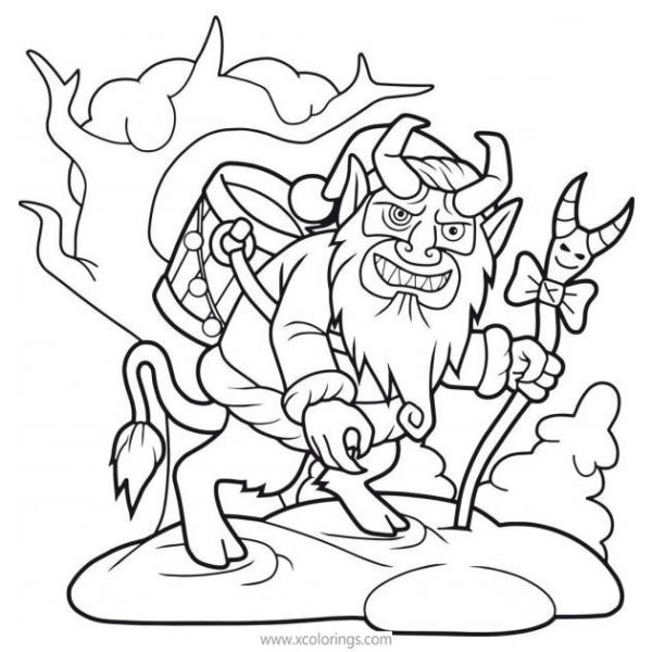 Krampus Coloring Pages - XColorings.com