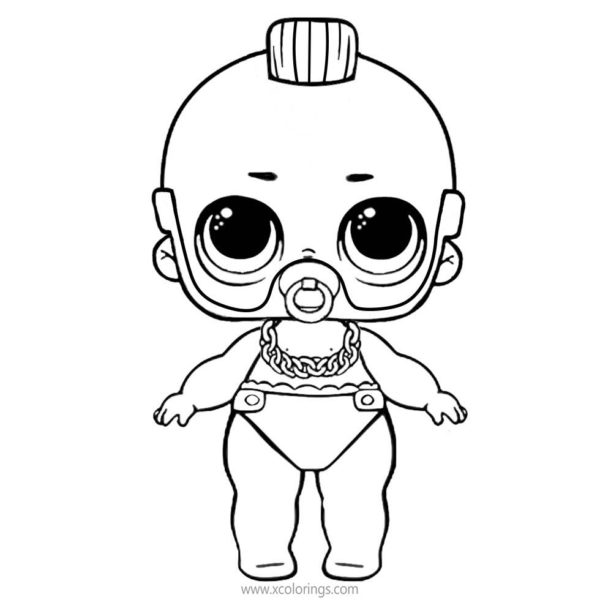 LOL Baby Doll Coloring Pages - XColorings.com