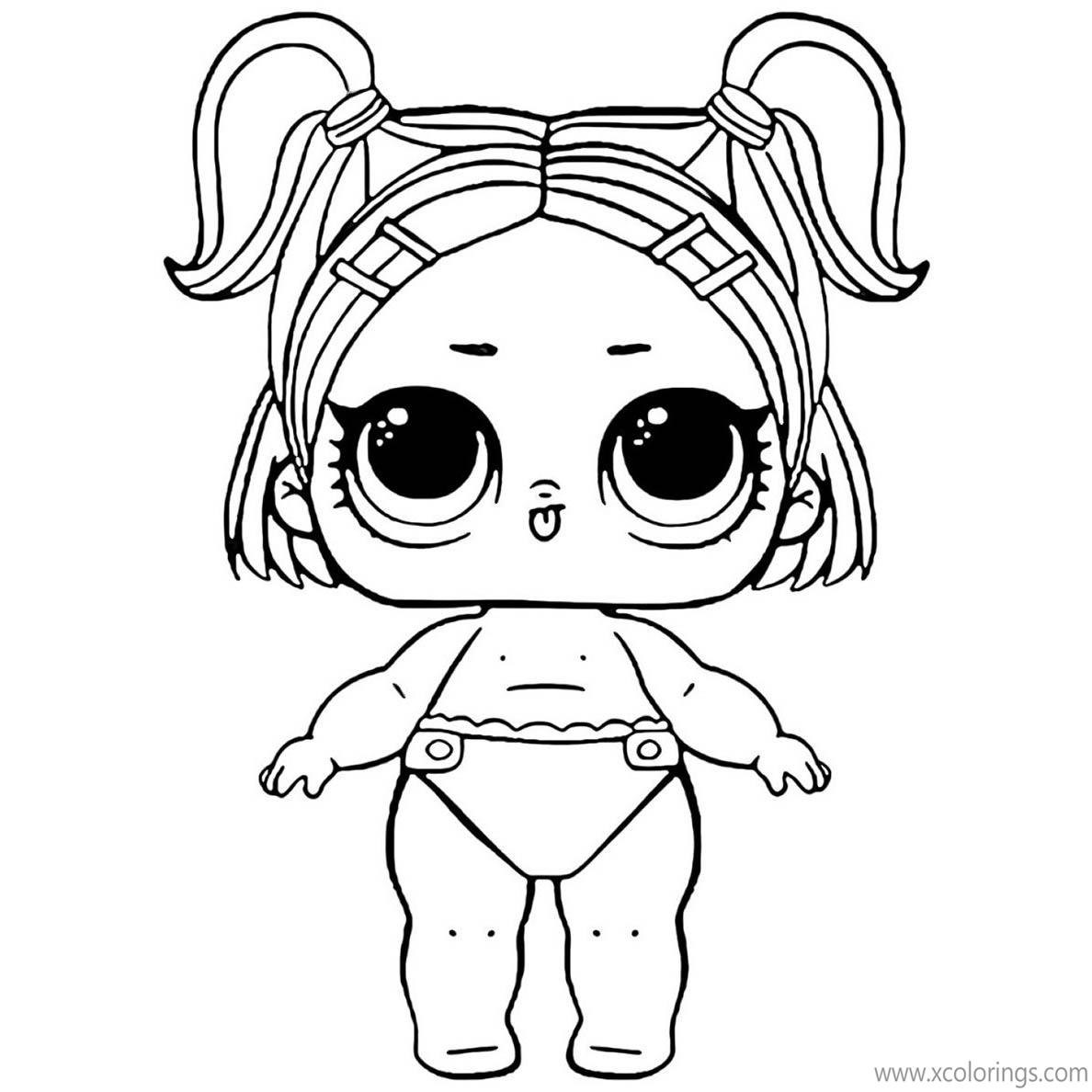 LOL Baby Coloring Pages LIL Sprints - XColorings.com