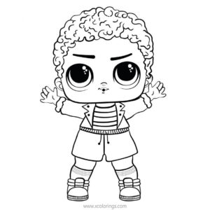 LOL Surprise Boys Coloring Pages Punk Boi - XColorings.com