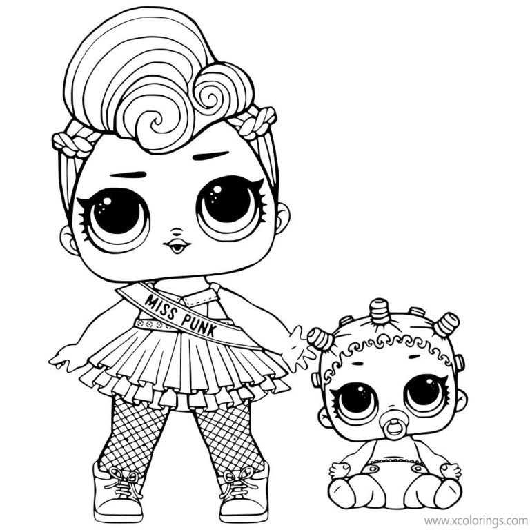 Lol Baby Coloring Pages Lil Madame Queen