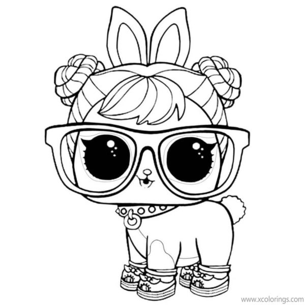 LOL Doll Pets Coloring Pages - XColorings.com