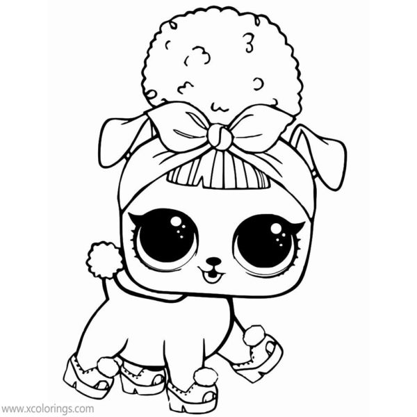 LOL Doll Pets Coloring Pages - XColorings.com