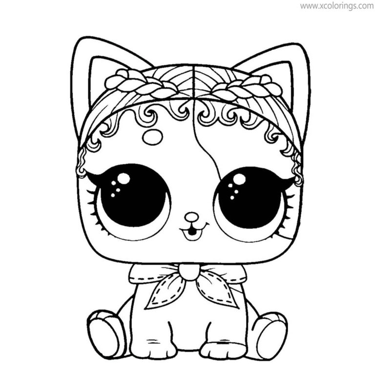 LOL Pets Coloring Pages Midnight Pup Vampire - XColorings.com