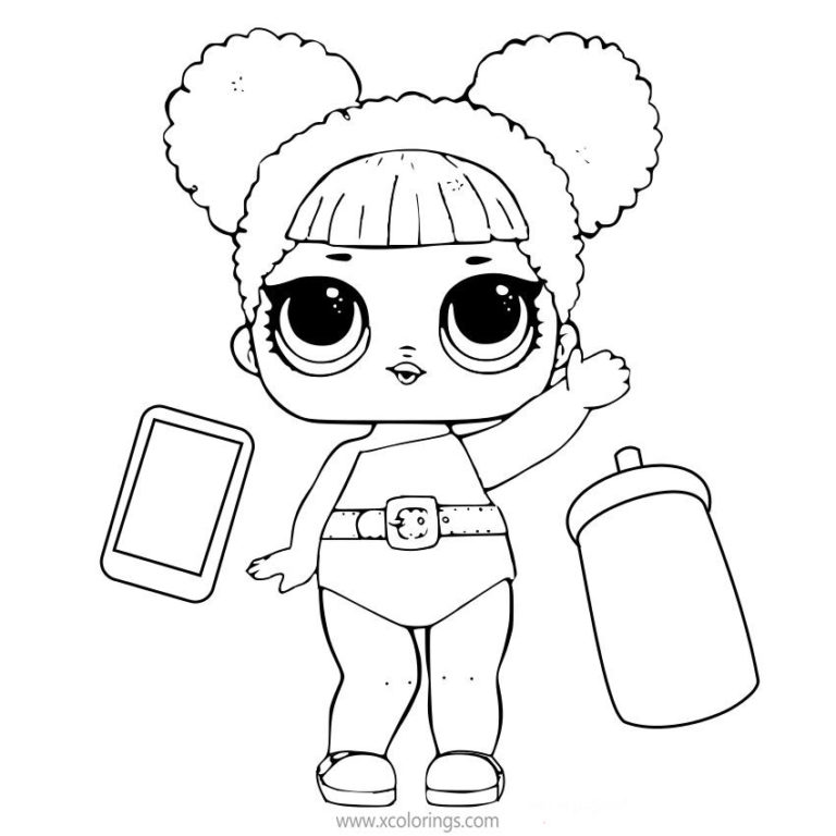 LOL Baby Coloring Pages LIL Super BB and LOL Surprise Doll - XColorings.com