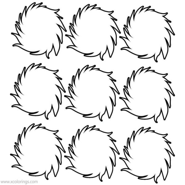 Lorax Coloring Pages Lorax Outline - XColorings.com