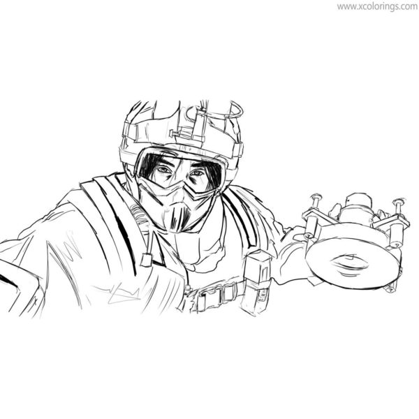 Rainbow Six Siege Coloring Pictures Coloring Pages