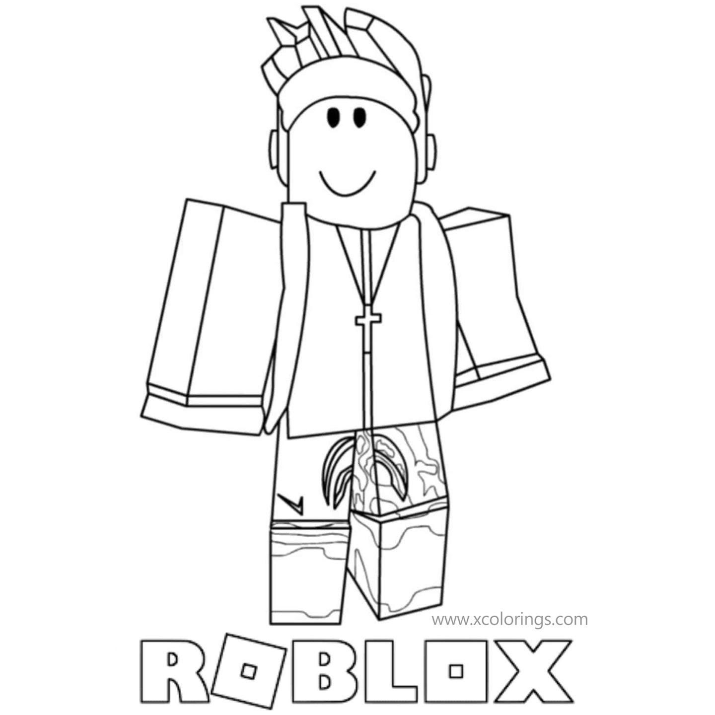 Roblox Ninja Coloring Pages Character - XColorings.com