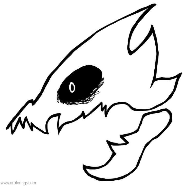 Gaster Blaster Coloring Pages Fanart - XColorings.com