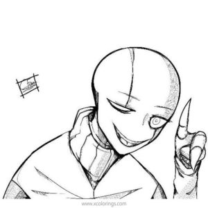 Gaster Coloring Pages Pixel Art - XColorings.com